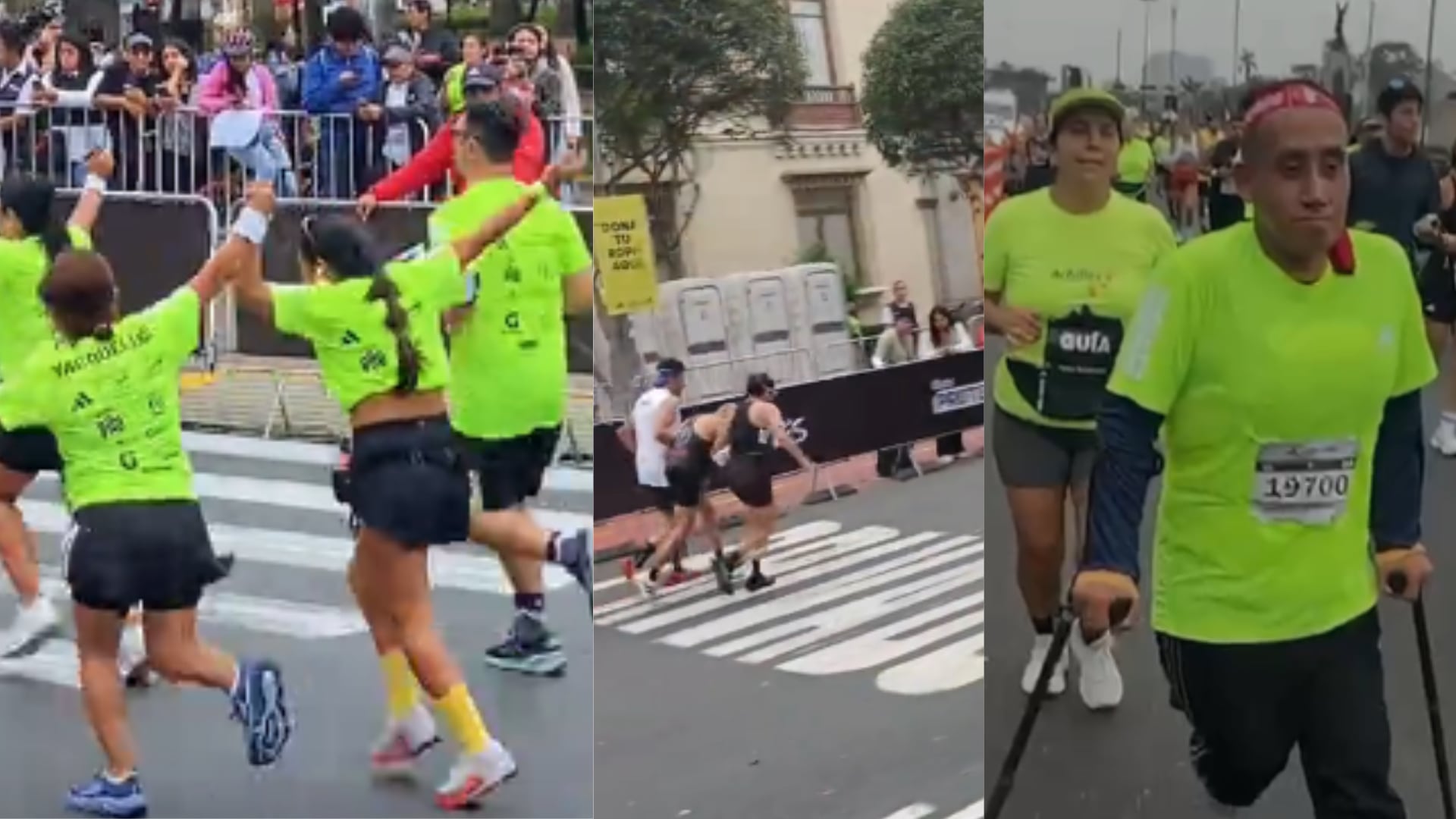 Más de 20 mil corredores participaron en la Maratón Lima 42K desde las 5:30 a. m., transformando las calles de la capital en un espacio deportivo y colectivo. Composición: Infobae