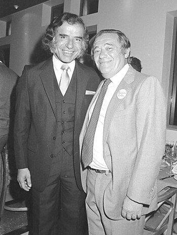 El entonces presidente Carlos Menem