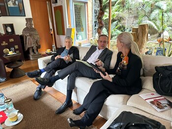 César Gaviria, Efraín Cepeda y