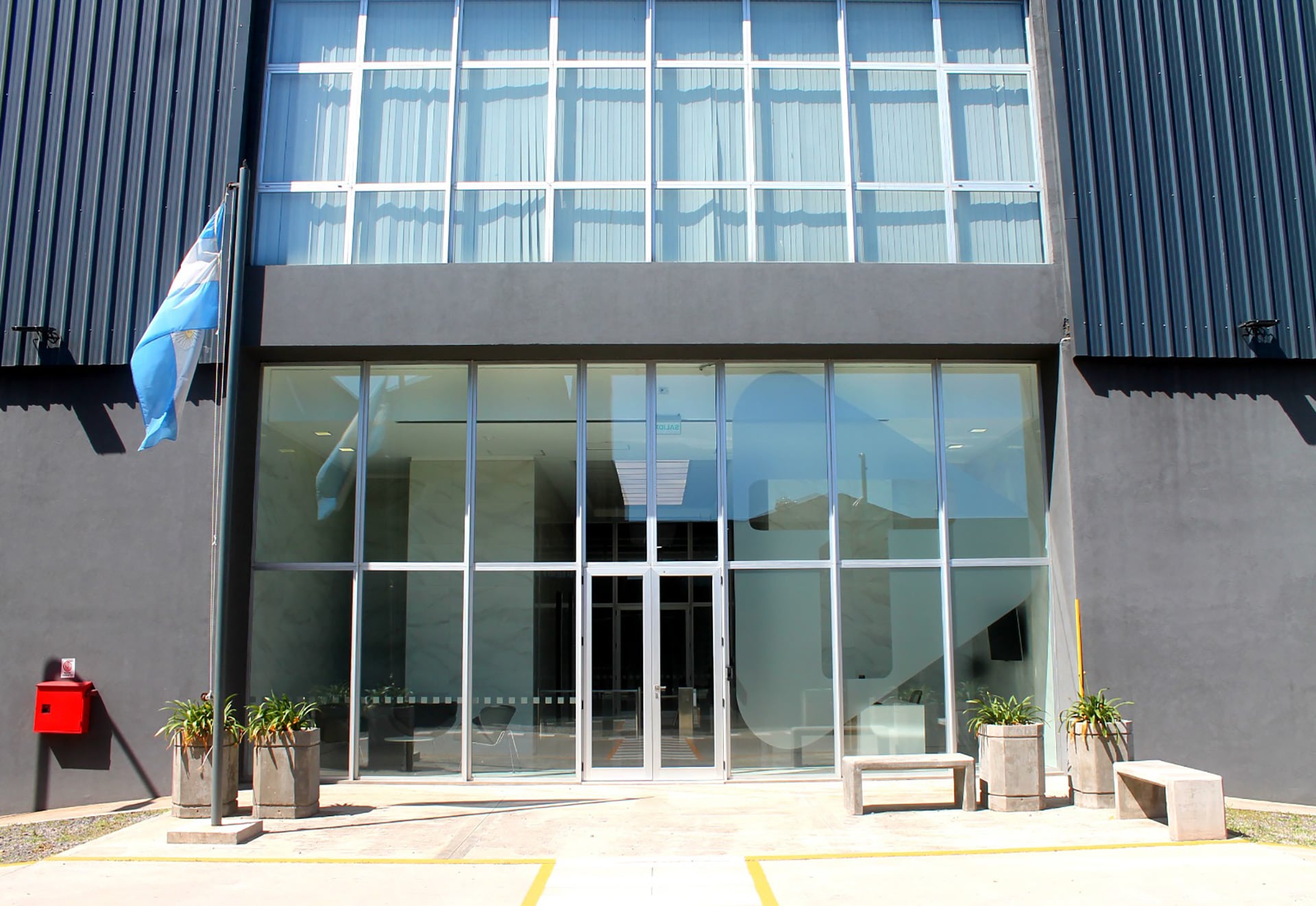El edificio central de Telecentro, en Puerto Madero