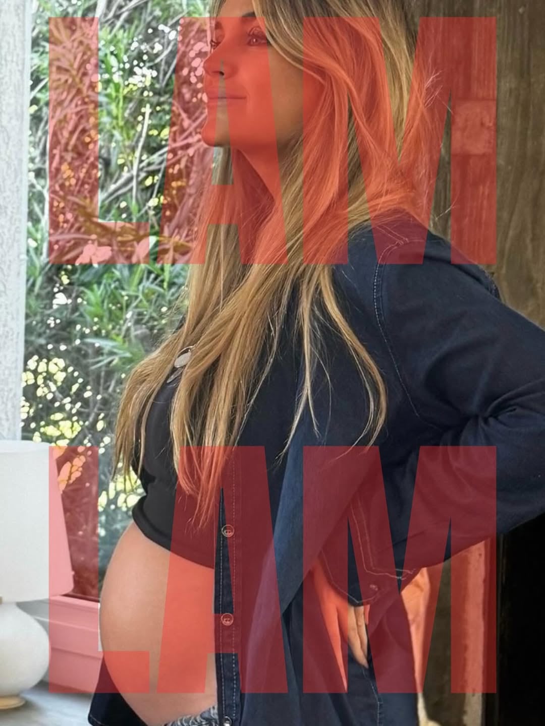 Milagros, pareja de Horacio Rodríguez Larreta, posó feliz mostrando su avanzado embarazo en una imagen íntima y personal (Instagram)