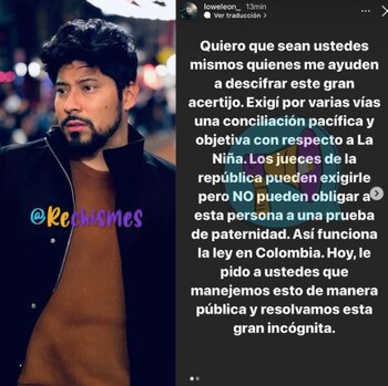 Tomada de Instagram @rechismes