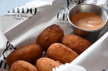 Croquetas de cochinita pibil de