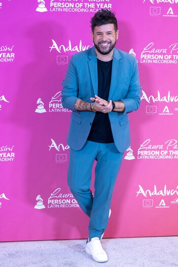 Pablo López en el photocall