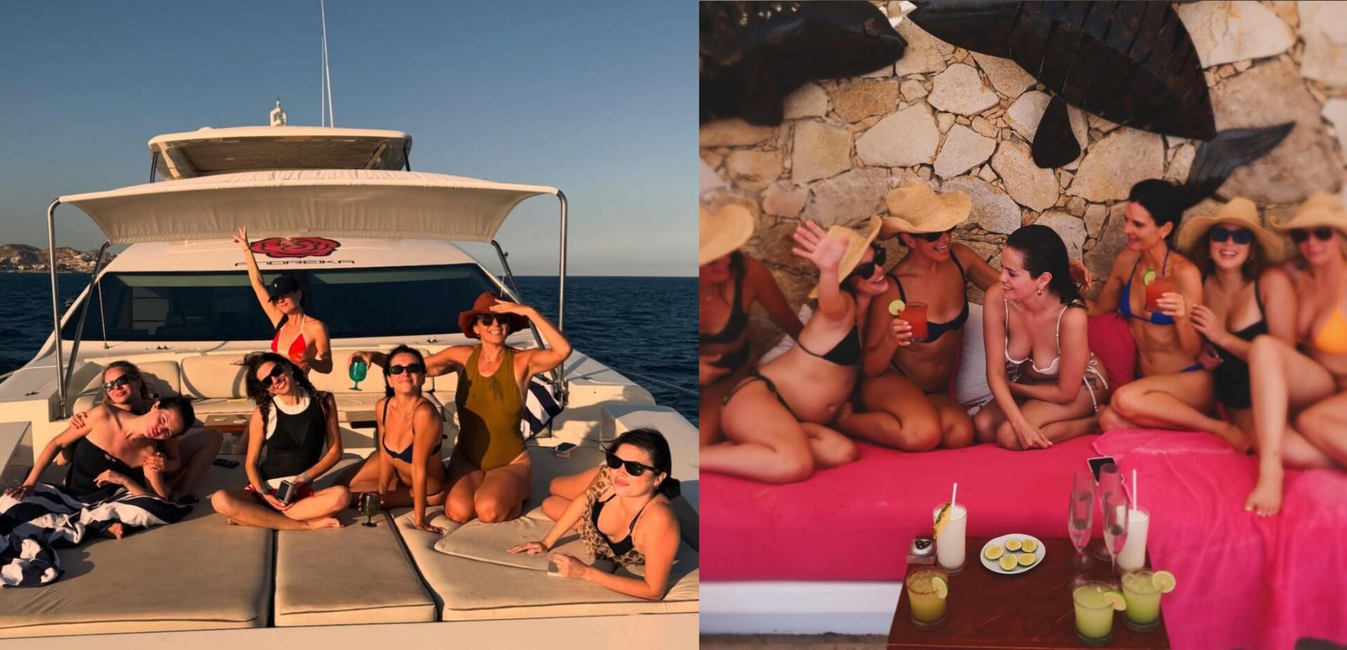 Selena Gomez celebró su despedida de soltera con un cenas en la playa y paseos en yate. (Instagram/Selena Gomez)