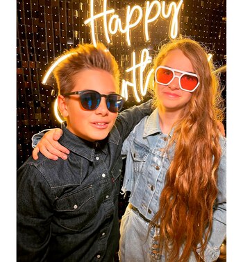 Los mellizos Paul e Isabella