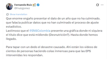 El exministro de Salud Fernando