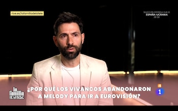 Aarón Vivancos, en 'La familia de la tele'. (RTVE)