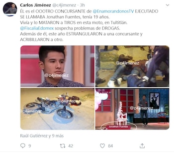 Jonathan acudió a un portal