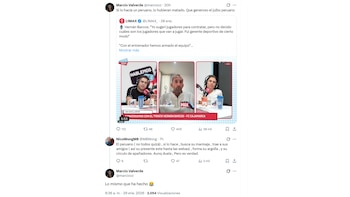 Marcio Valverde apunta contra Hernán