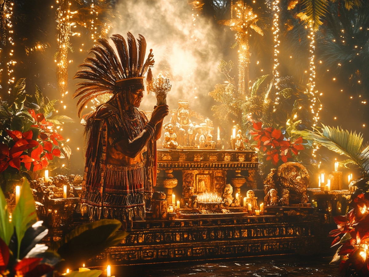 Navidad azteca?: Así era la Panquetzaliztli, celebrada el 24 de diciembre en honor a Huitzilopochtli - Infobae