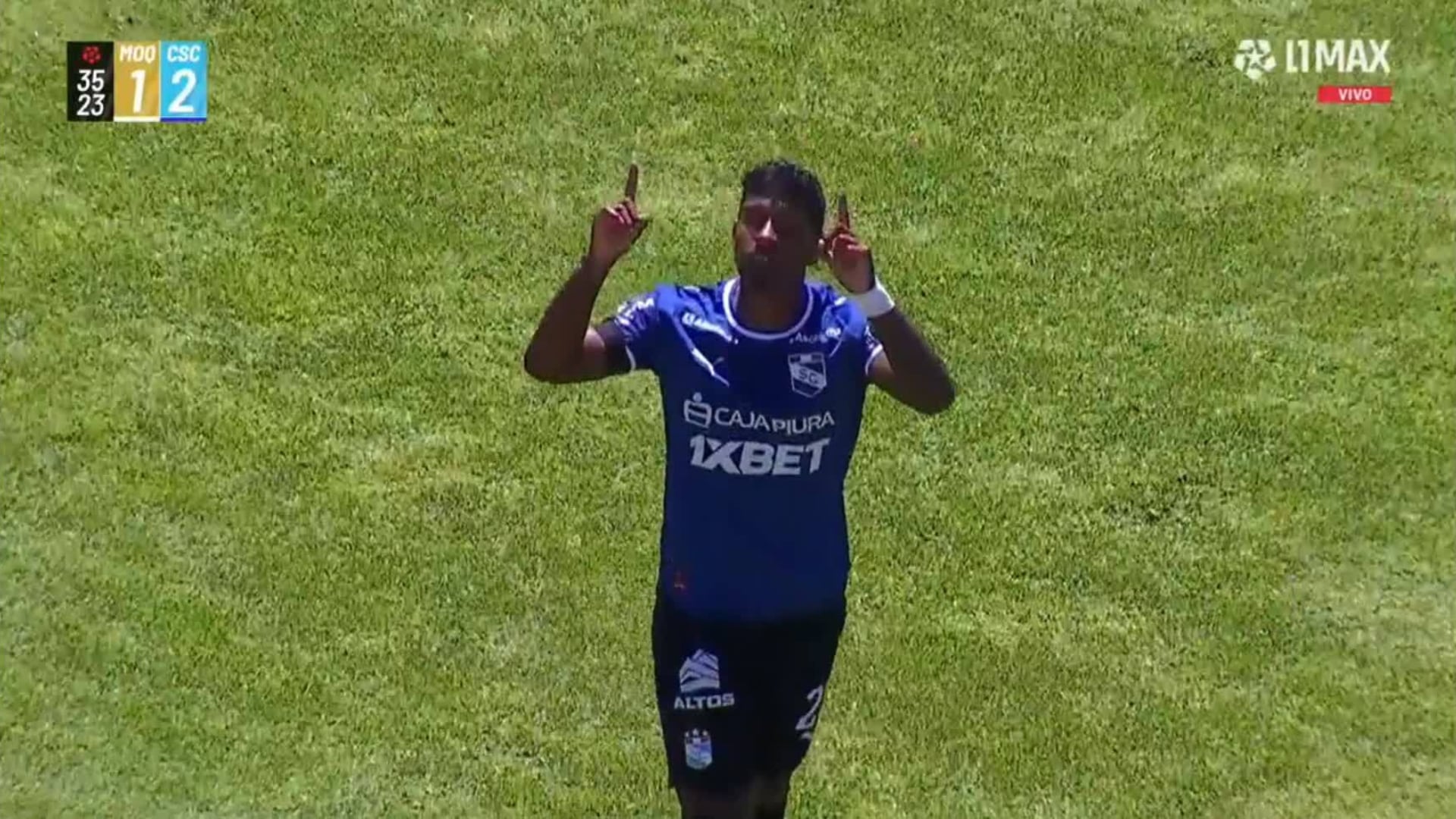Gol de Miguel Araujo tras letal cabezazo en Sporting Cristal vs CD Moquegua por Liga 1 2026