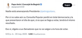 El concejal Papo Amín negó