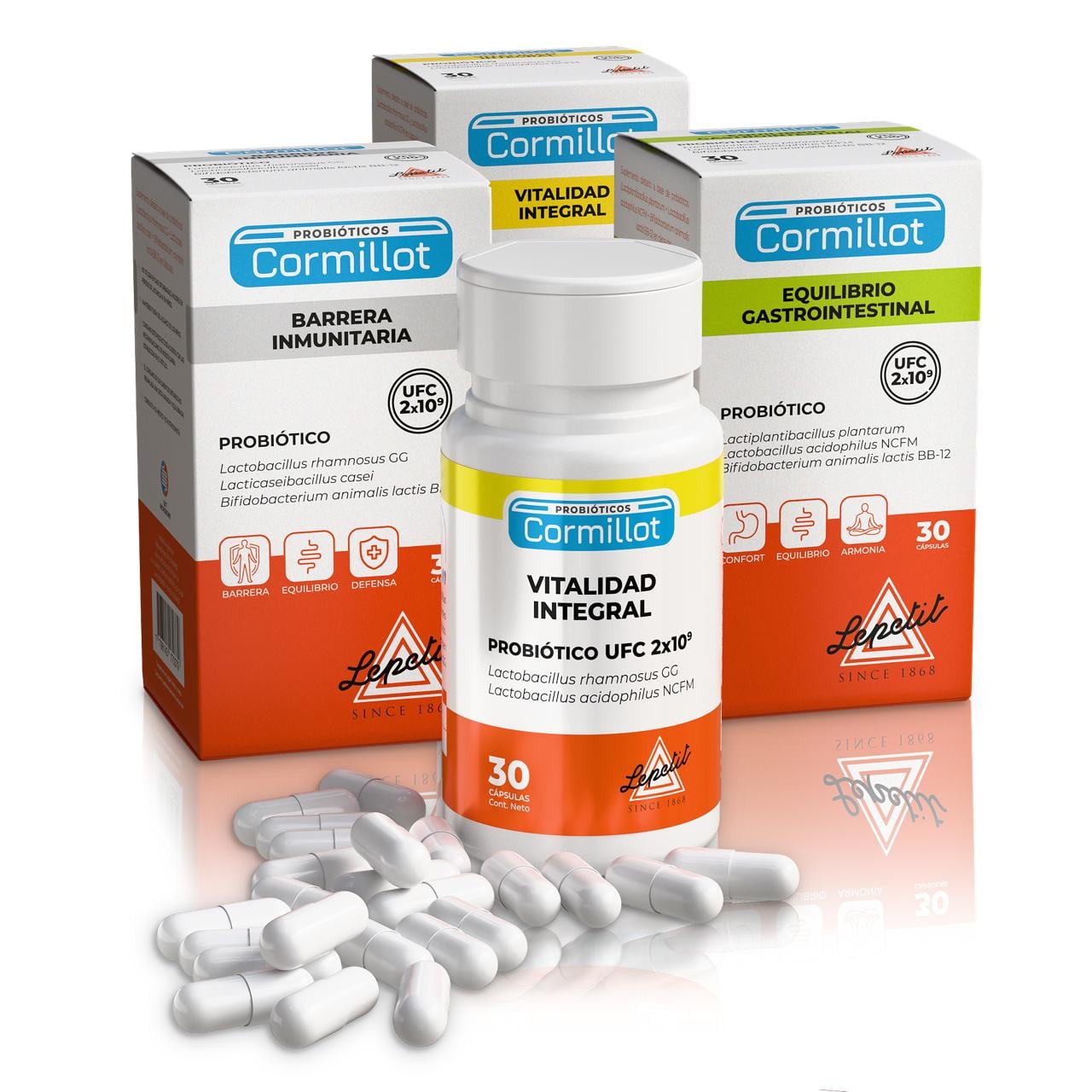 Los blends probióticos ofrecen una opción innovadora para el bienestar integral y la salud digestiva (Lepetit)