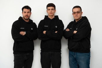 Los fundadores de Collectibol. (Cedida)