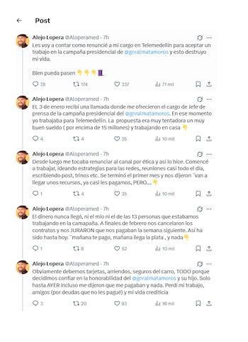 Denuncia al candidato Gustavo Matamoros