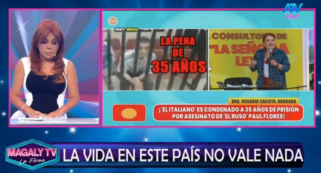 Magaly Medina critica la justicia peruana por reparación civil tras muerte de Paul Flores: “Se necesitan reformas del sistema judicial”. Captura: Magaly TV La Firme.