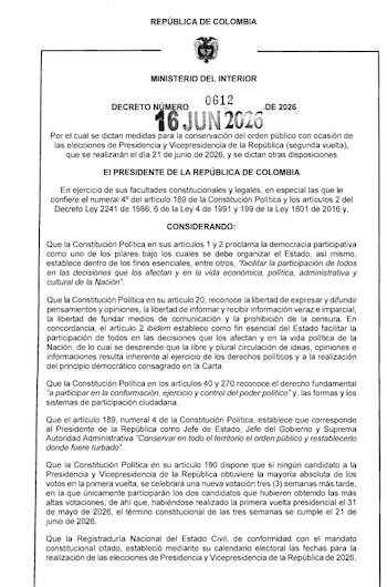 Elecciones - crédito Ministerio del Interior