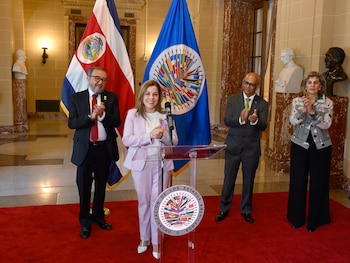 El relevo en la Presidencia del Consejo Permanente de la OEA marca una nueva etapa para el organismo, tras la designación de la Embajadora Alejandra Solano, representante de Costa Rica ante la Organización de los Estados Americanos. Cortesía OEA.