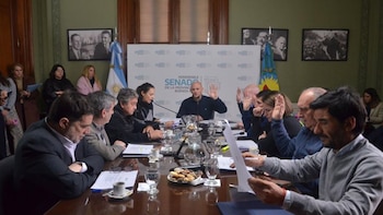 Senado Germán Lago en la comisión de Legislación General
