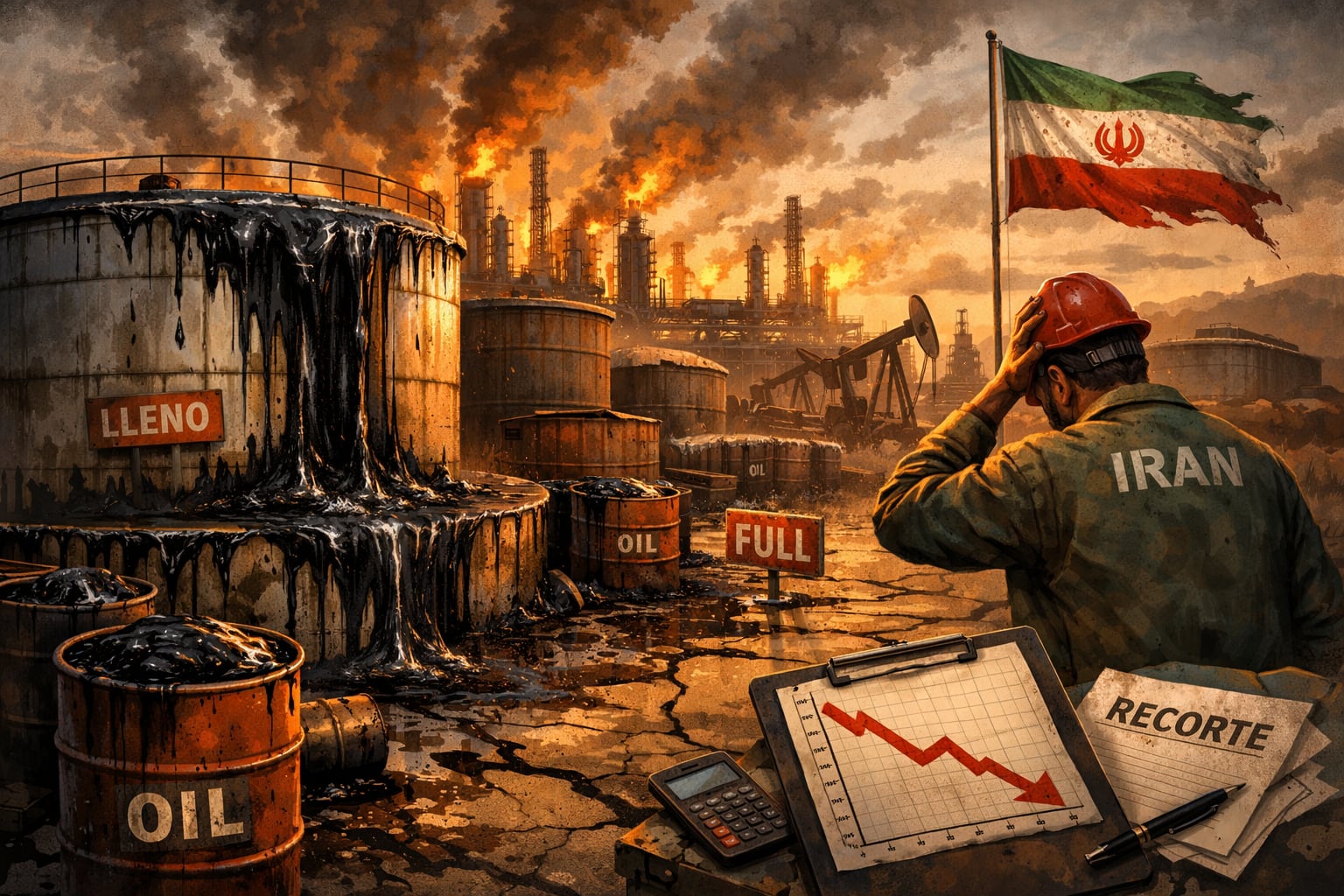 Las cifras muestran que las exportaciones iraníes han caído drásticamente desde principios de abril, cuando el tráfico marítimo fue paralizado por la presencia de la flota estadounidense (Imagen Ilustrativa Infobae)