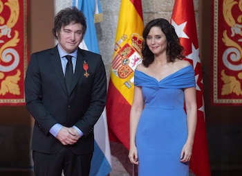 La presidenta de la Comunidad