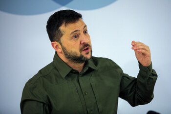 El presidente de Ucrania, Volodímir