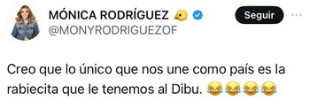 Mónica Rodríguez comentó tras la