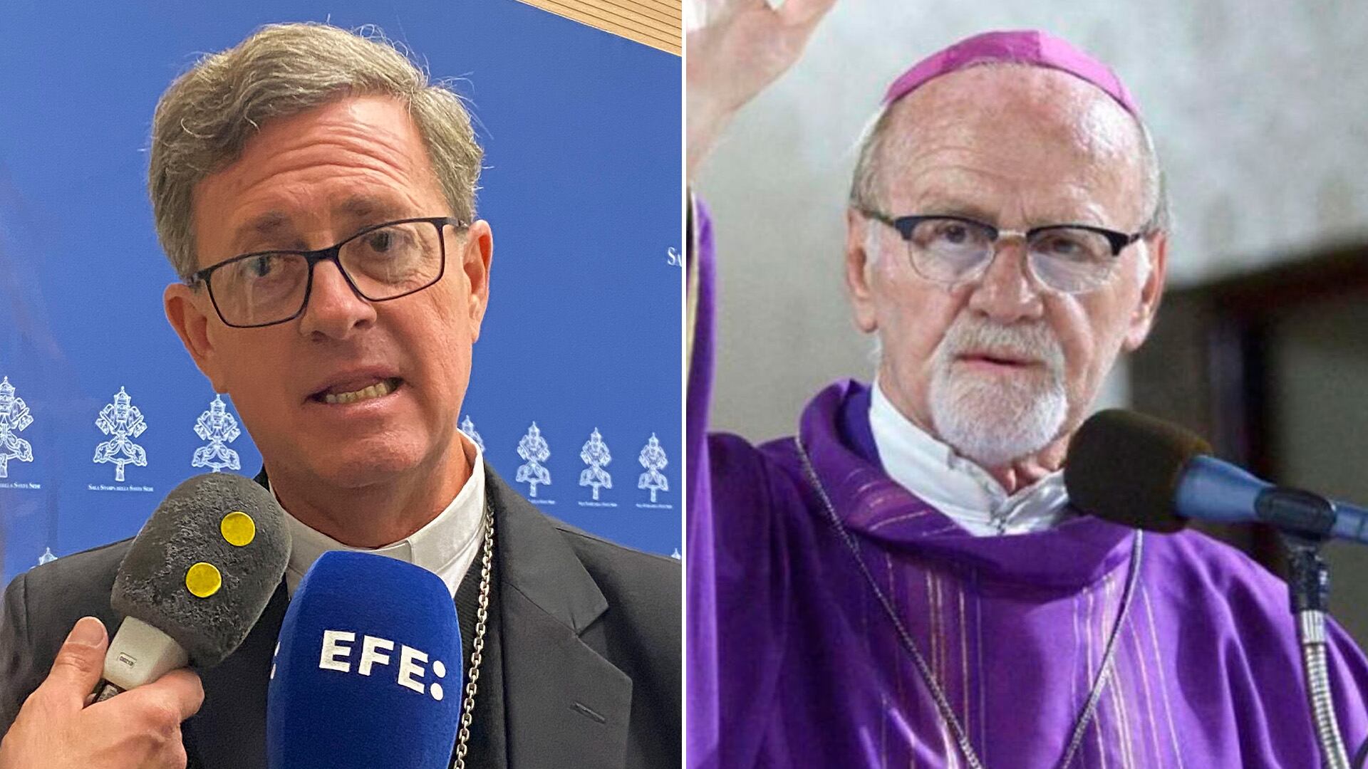 Cardenales. Jorge García Cuerva (Buenos Aires) y Vicente Bokalic Iglic (Santiago del Estero)