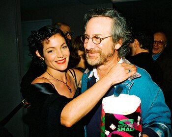 Amy Irving y Steven Spielberg