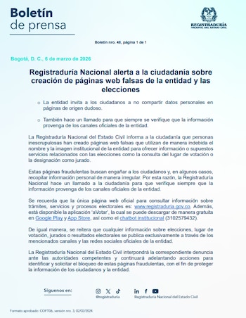 El organismo hizo un llamado