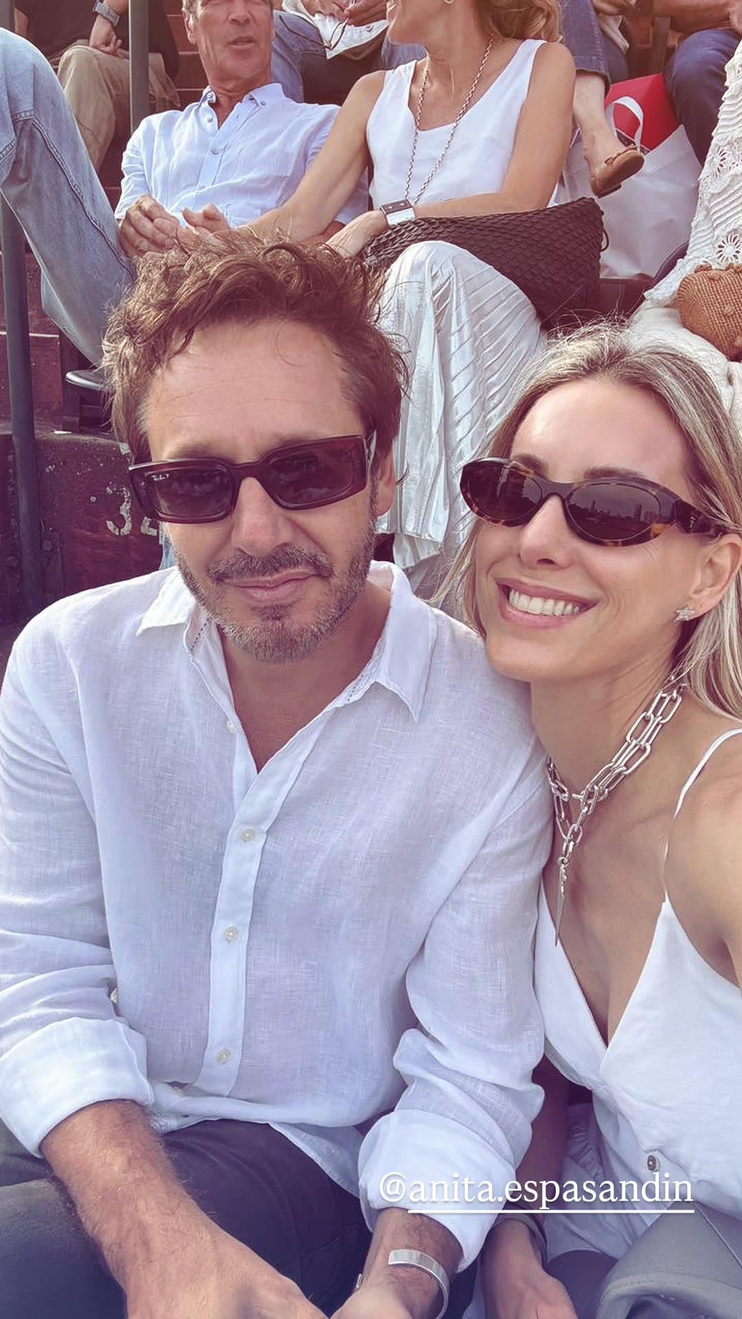 Benjamín y Anita en la final del Abierto Argentino de Polo en Palermo (Instagram)