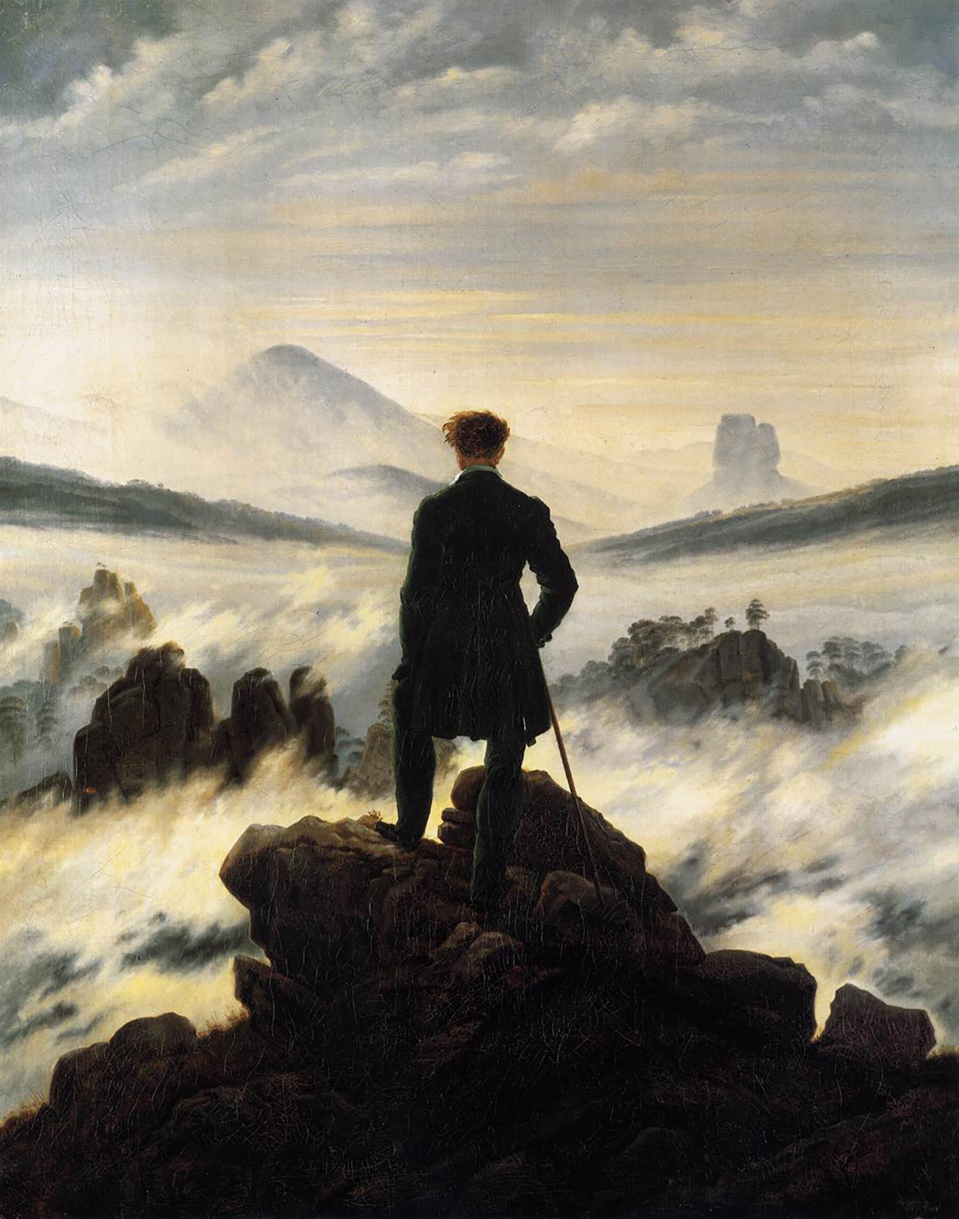 En el año 1818, el pintor Caspar David Friedrich dio vida a