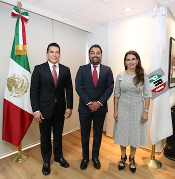 El líder del PRI compartió