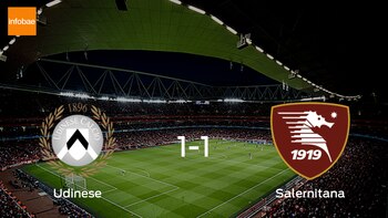 Udinese 1 - 1 Salernitana