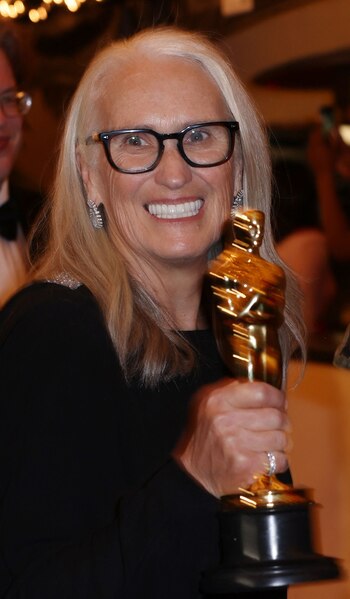 Best Director Jane Campion poses
