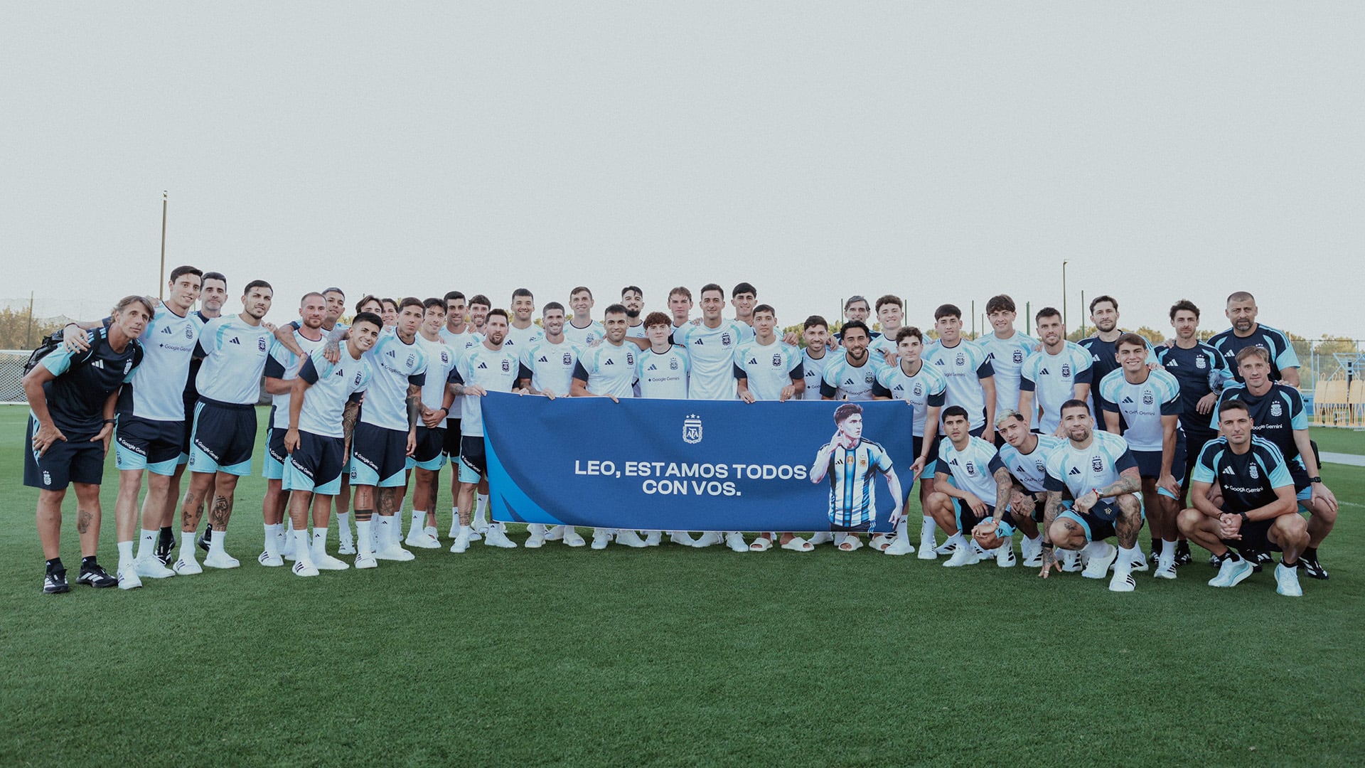 La foto de la delegación argentina que emocionó a Balerdi