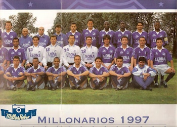 Esta era la plantilla de Millonarios en 1997, cuando le ganó a Nacional de Uruguay por Copa Libertadores 2026 - crédito MillosRetro