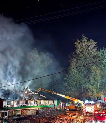El foco del incendio se habría originado en el hall central y se expandió hacia la lavandería, la sala de máquinas y el sector superior del inmueble