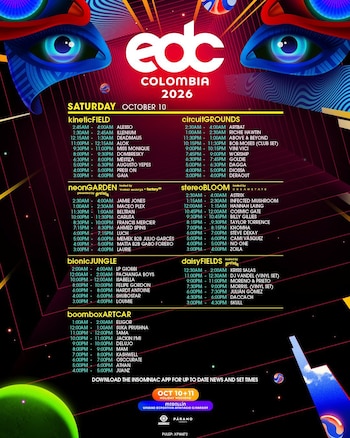 Alesso encabeza el cierre del escenario kineticFIELD durante la madrugada del sábado 10 de octubre - crédito cortesía Páramo Presenta