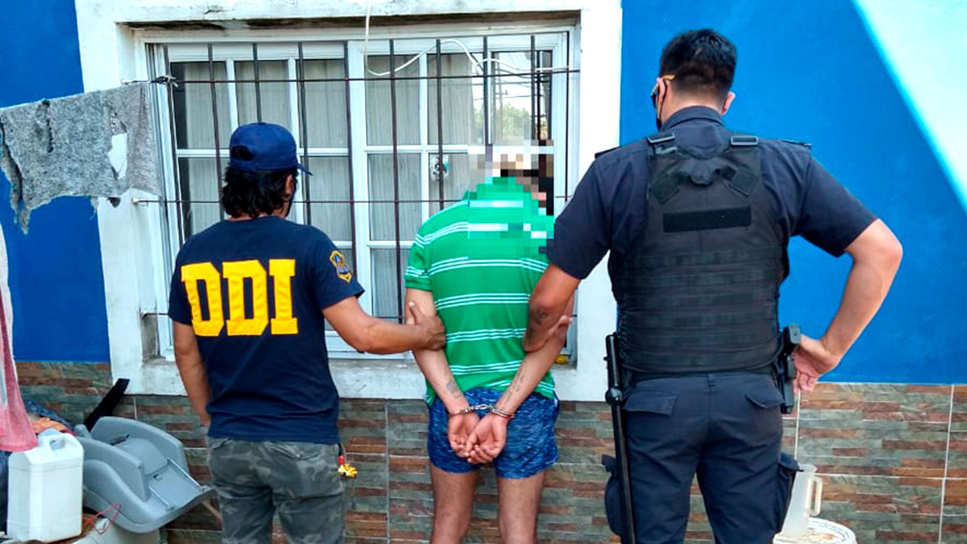 Guevara fue detenido en su casa, junto con el arma homicida