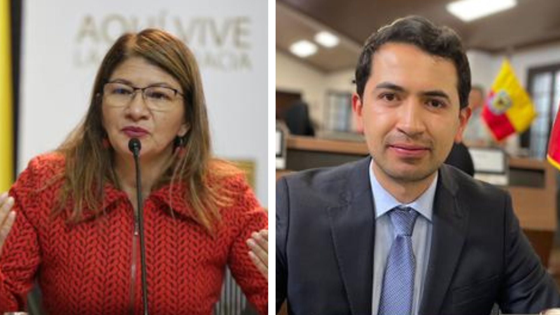 Daniel Briceño se despachó contra Sandra Ramírez por las sanciones impuestas por la JEP- crédito Álvaro Tavera/Colpresa y @Danielbricen/X