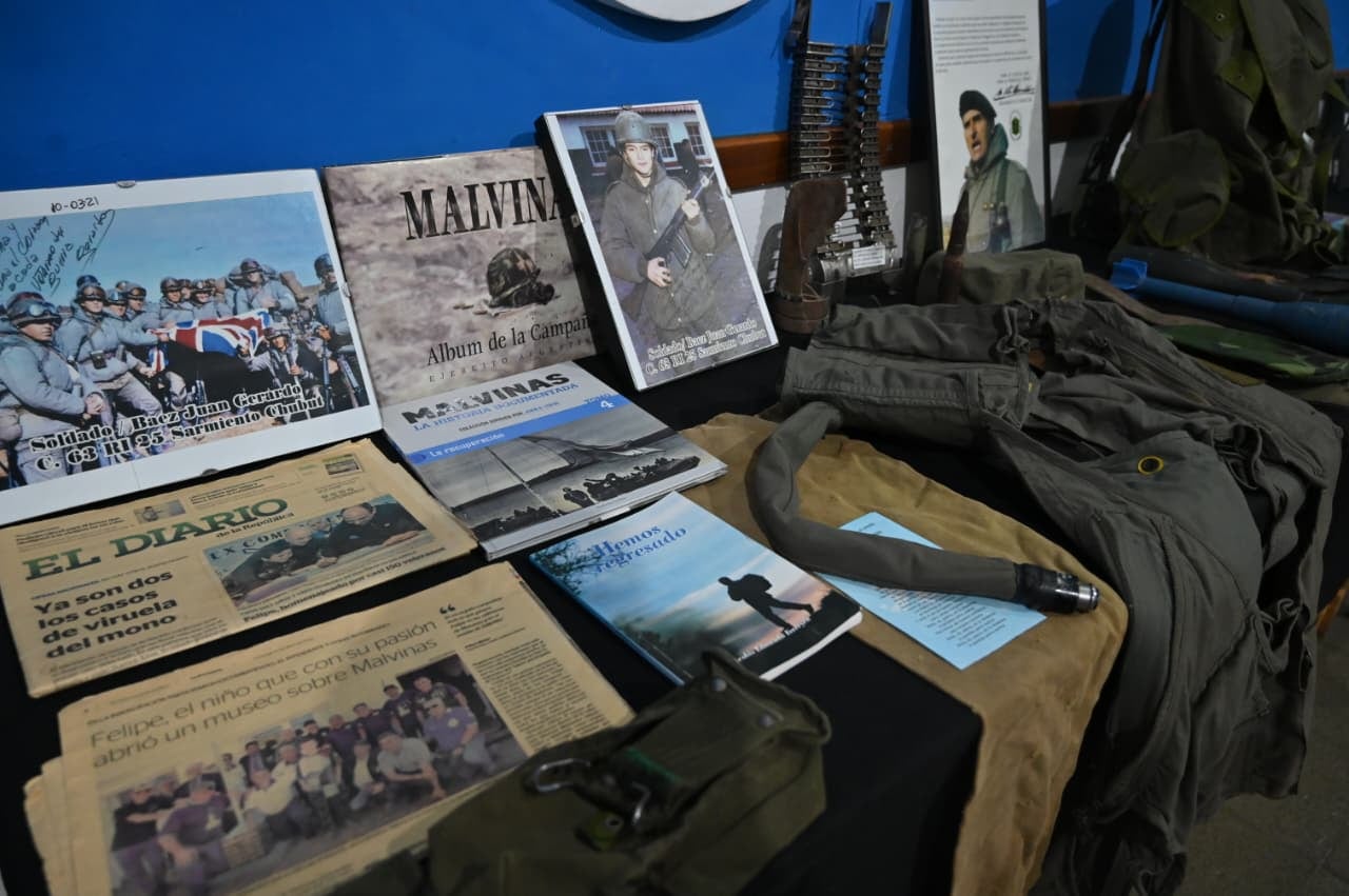 Los archivos históricos que exhibieron en San Luis (Gentileza: Agencia de Noticias San Luis)