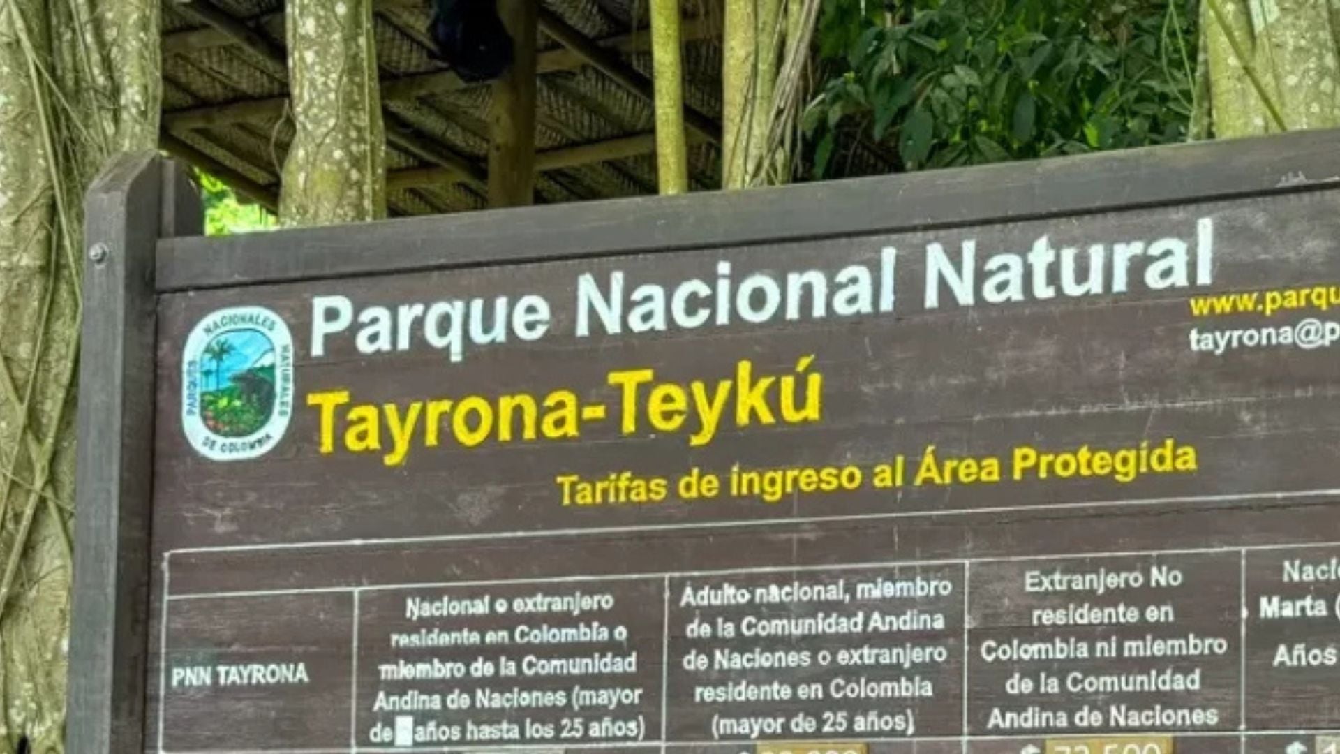 Parque Nacionales Naturales de Colombia afirmó que hay amenazas de seguridad contra las autoridades del parque - crédito Enmodoviaje/página web