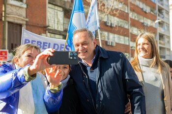Álvaro Delgado, durante la jornada