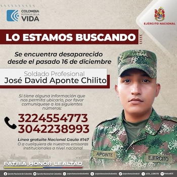 Búsqueda desesperada de soldado José