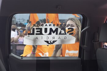 Samuel García inició su evento