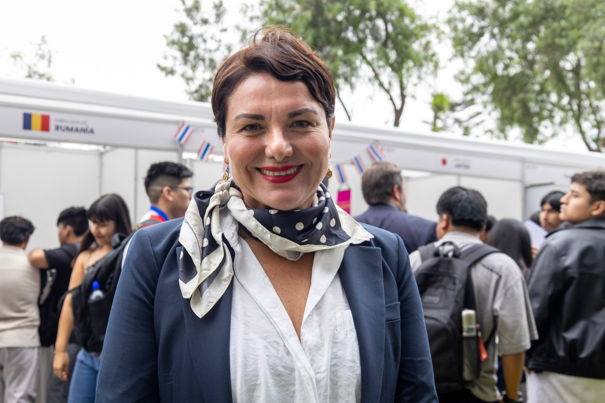 Liselotte Diehl, directora nacional de Cooperación y Relaciones Internacionales de la UCV. Foto: Infobae Perú