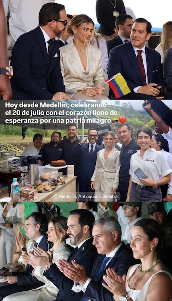 El mensaje de la patria milagro no podía faltar - crédito Ana Lucía Pineda / Instagram