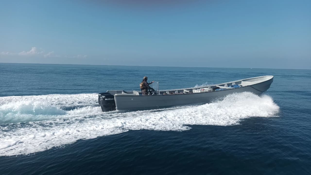 Bajo el convenio de patrullaje conjunto, embarcaciones estadounidenses y costarricenses monitorean las rutas marítimas utilizadas por los carteles para el trasiego de droga hacia Norteamérica (Cortesía).